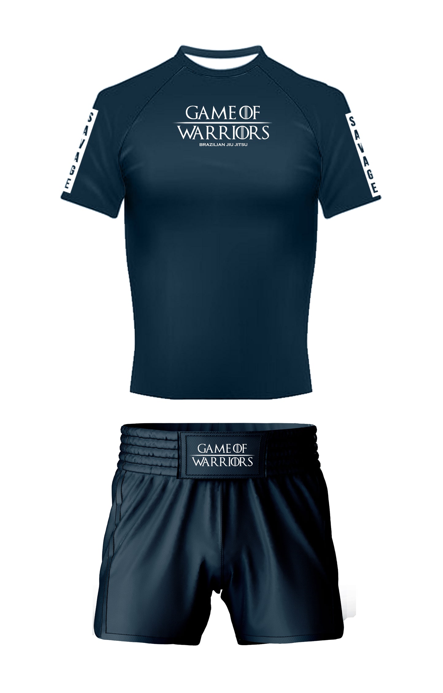 RASHGUARD Y SHORT GAME OF WARRIORS