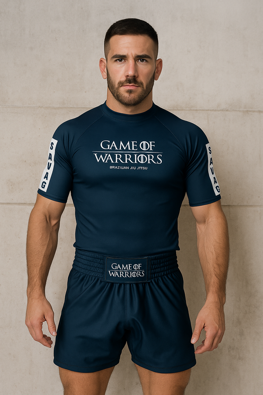 RASHGUARD Y SHORT GAME OF WARRIORS
